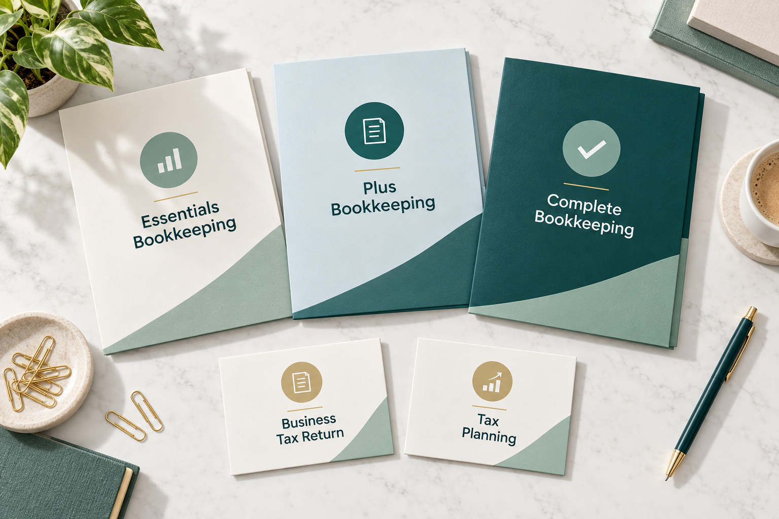 Bookkeeping choices with business tax preparation and tax planning options